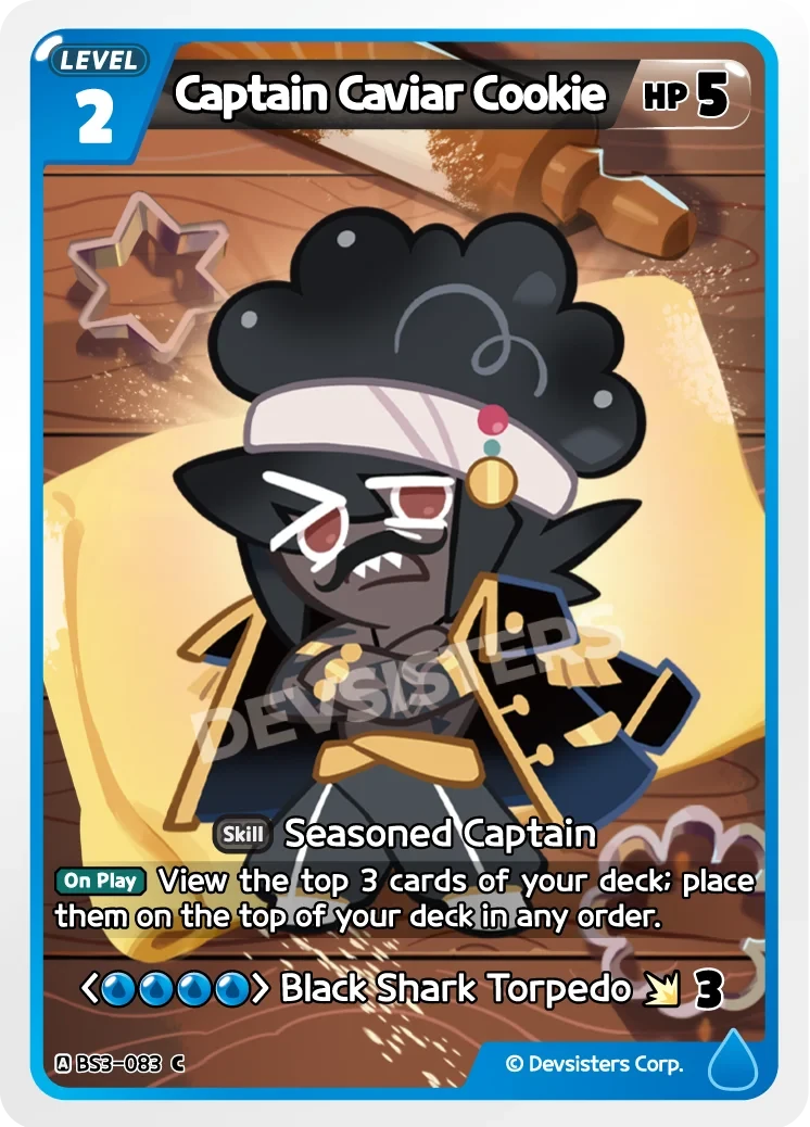 Captain Caviar Cookie