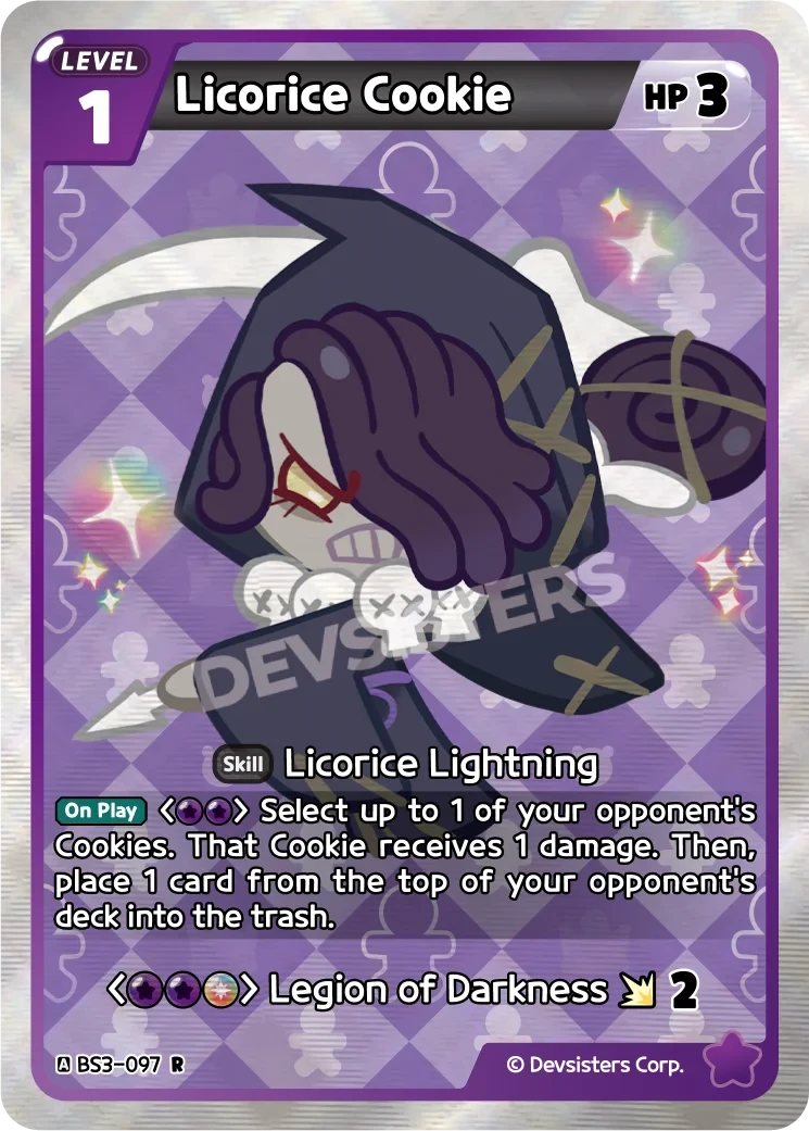 Licorice Cookie