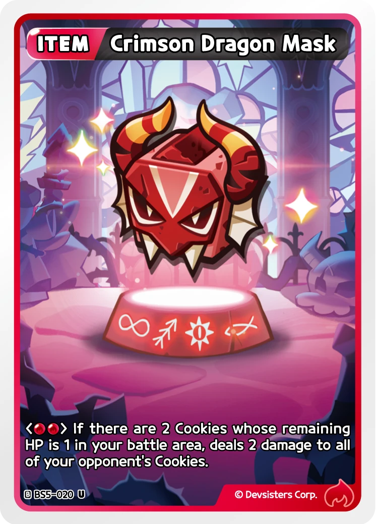 Crimson Dragon Mask
