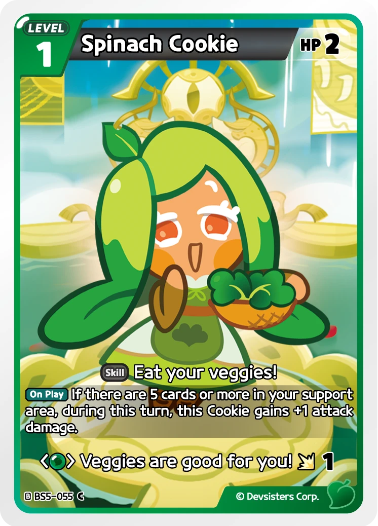Spinach Cookie