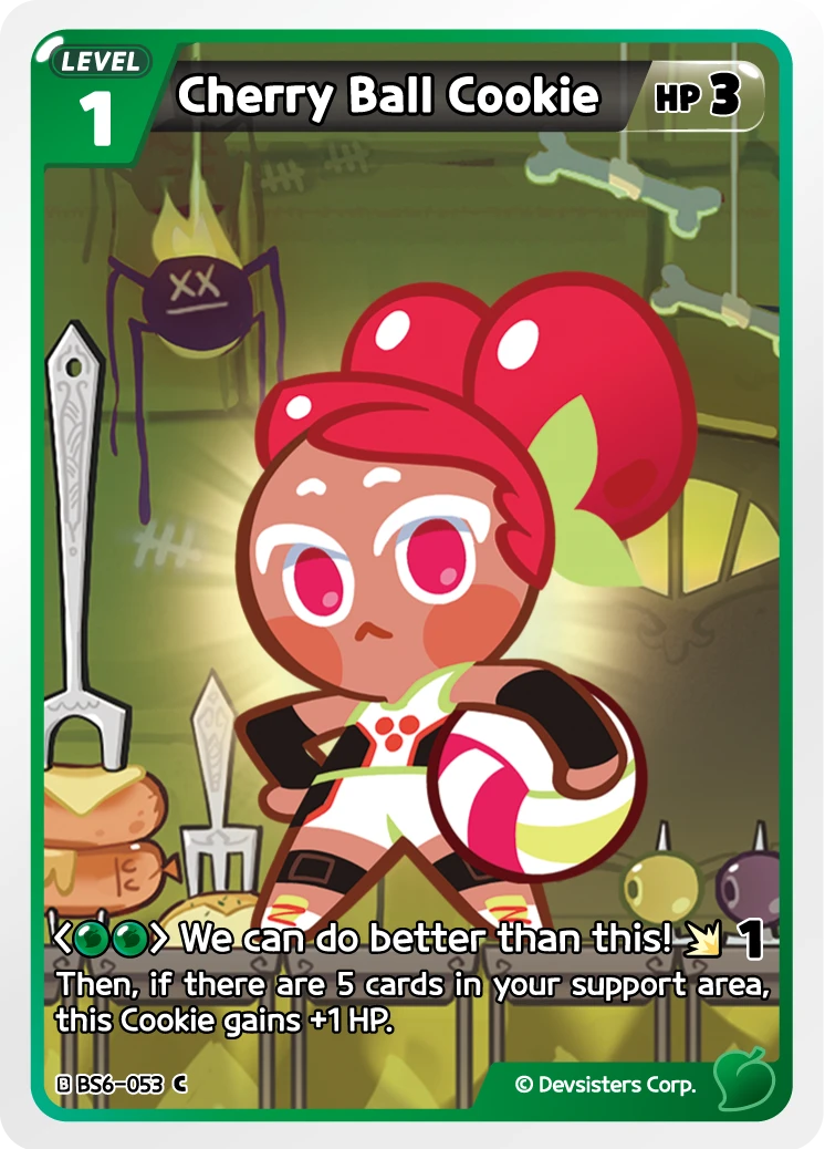 Cherry Ball Cookie