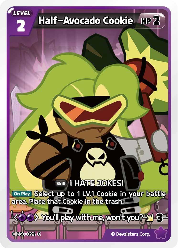 Half-Avocado Cookie