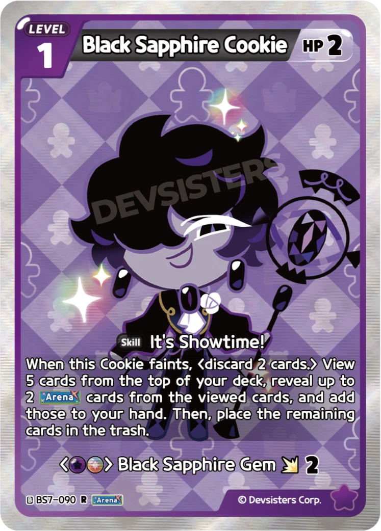 Black Sapphire Cookie