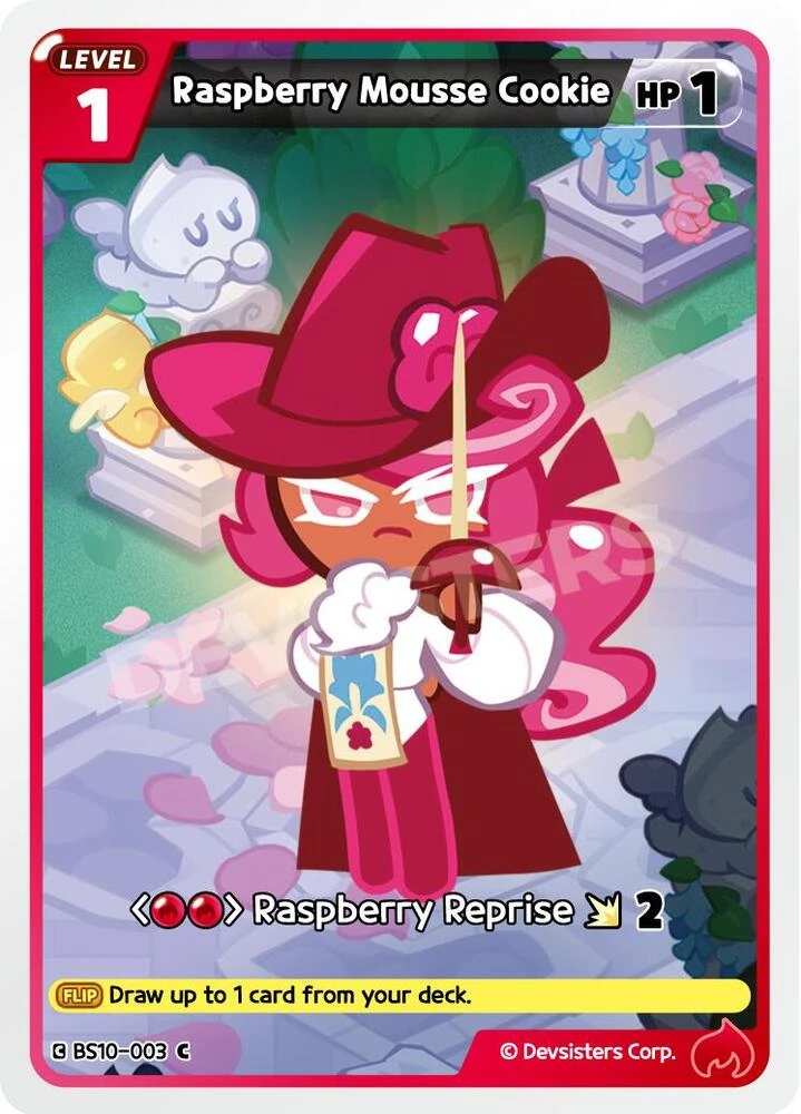 Raspberry Mousse Cookie