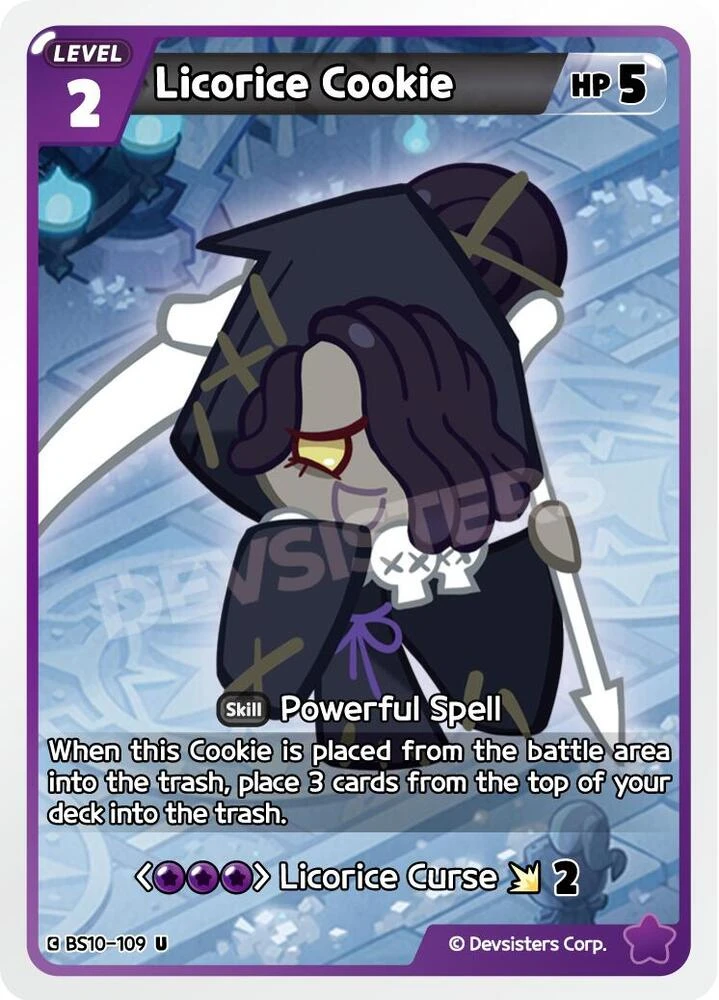 Licorice Cookie