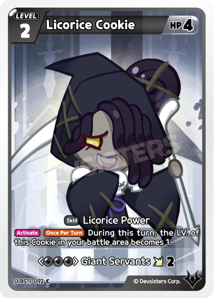 Licorice Cookie