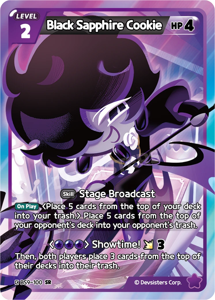 Black Sapphire Cookie