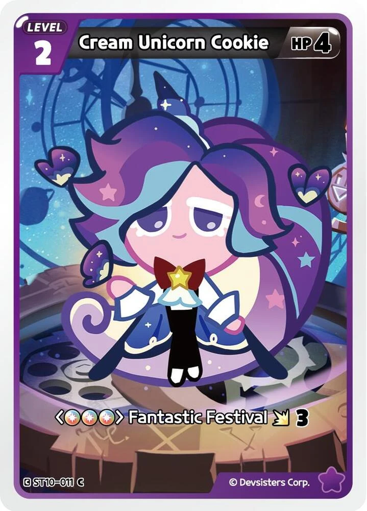 Cream Unicorn Cookie