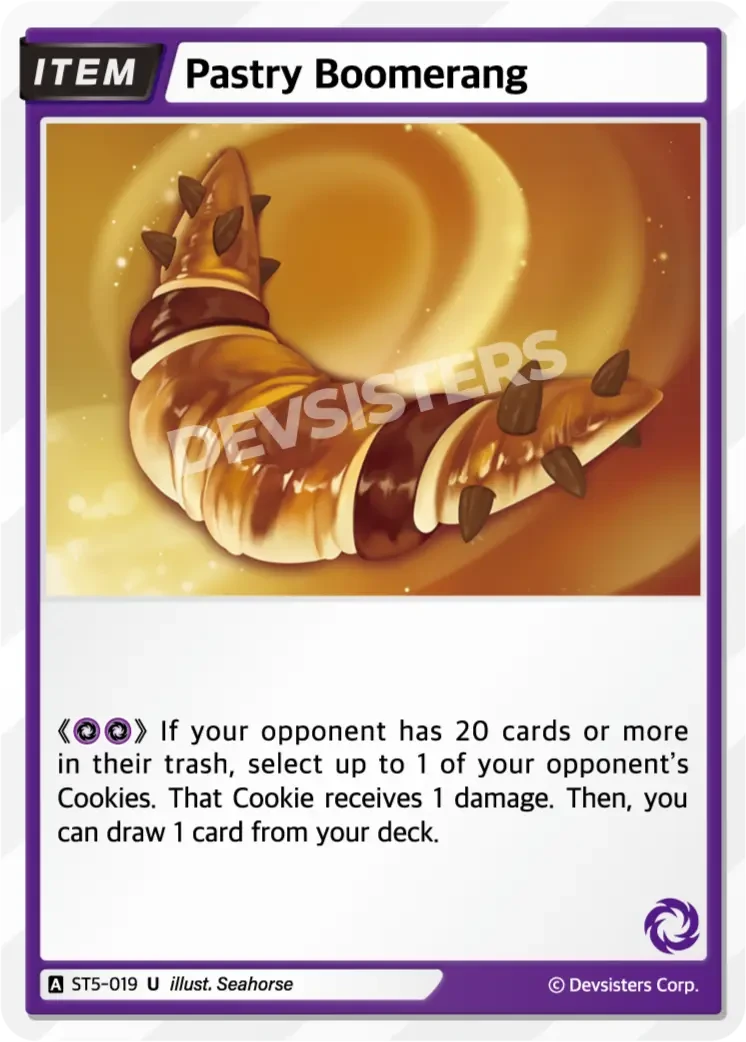 Pastry Boomerang