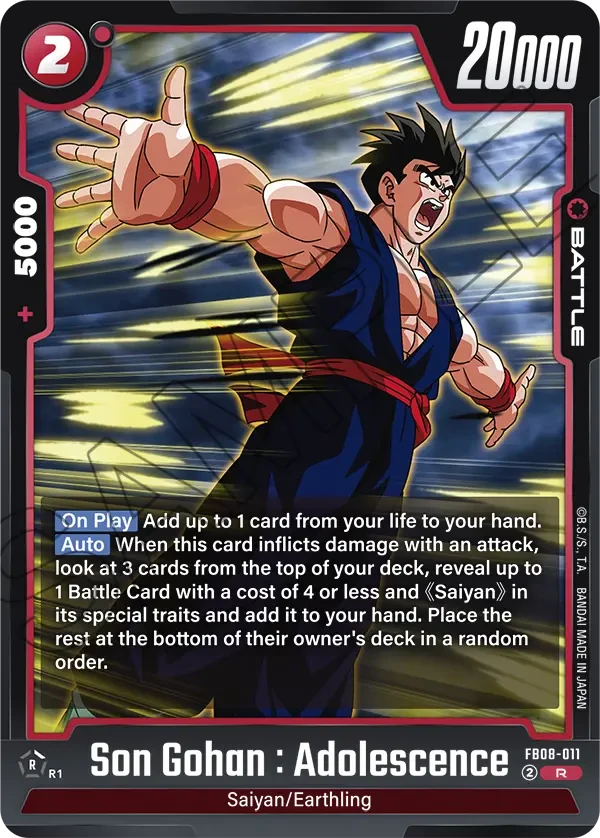 Son Gohan : Adolescence