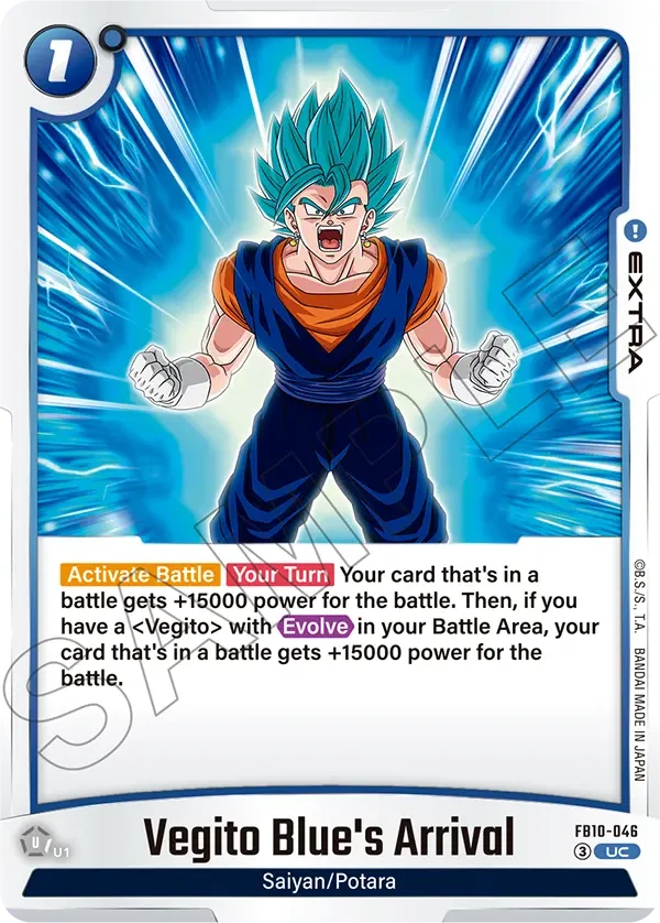 Vegito Blue's Arrival