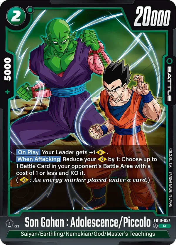 Son Gohan : Adolescence/Piccolo