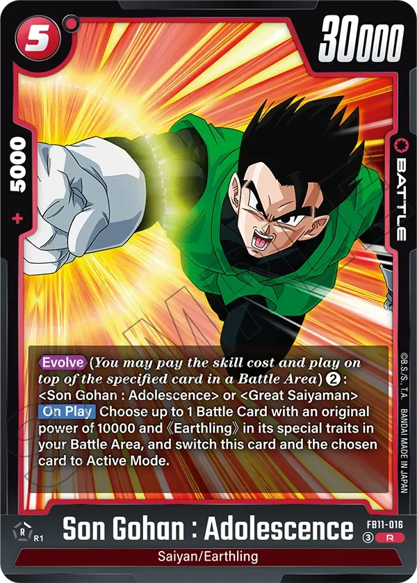 Son Gohan : Adolescence