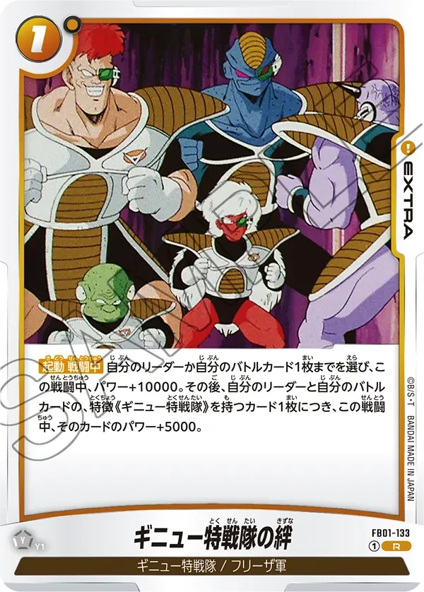ギニュー特戦隊の絆