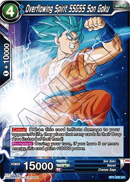 Overflowing Spirit SSGSS Son Goku