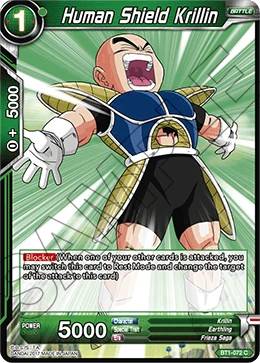 Human Shield Krillin