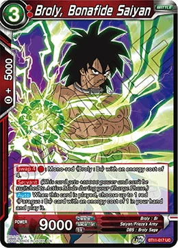 Broly, Bonafide Saiyan