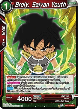 Broly, Saiyan Youth