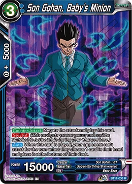 Son Gohan, Baby's Minion