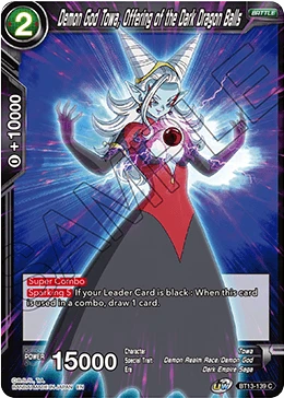 Demon God Towa, Offering of the Dark Dragon Balls