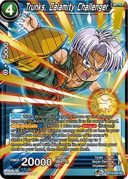 Trunks, Calamity Challenger