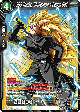 SS3 Trunks, Challenging a Demon God