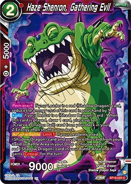 Haze Shenron, Gathering Evil