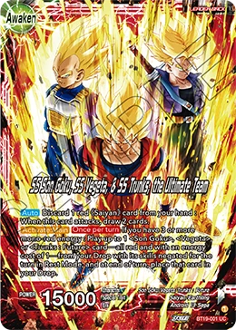 Son Goku & Vegeta & Trunks — other side