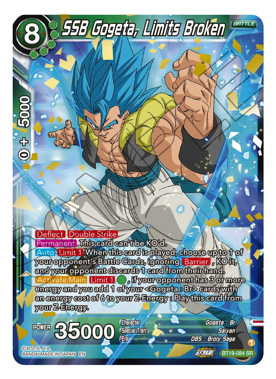 SSB Gogeta, Limits Broken