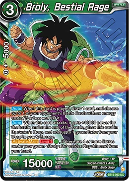 Broly, Bestial Rage