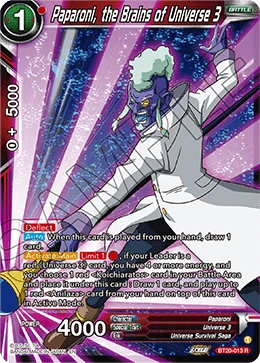 Paparoni, the Brains of Universe 3