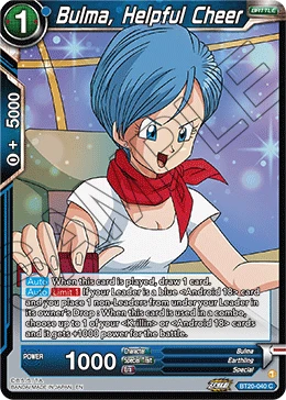 Bulma, Helpful Cheer