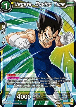 Vegeta, Buying Time