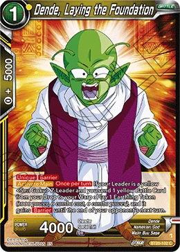 Dende, Laying the Foundation