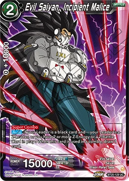 Evil Saiyan, Incipient Malice