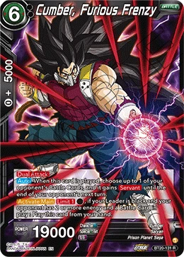 Cumber, Furious Frenzy