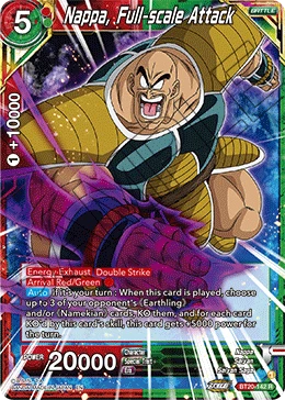 Nappa, Full-scale Attack