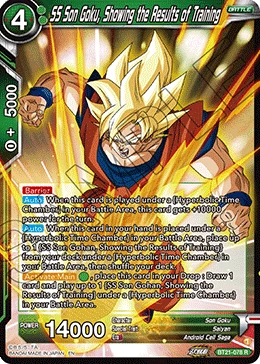 SS Son Goku, Showing the Results of Training