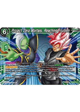 Project Zero Mortals, Reaching Fruition