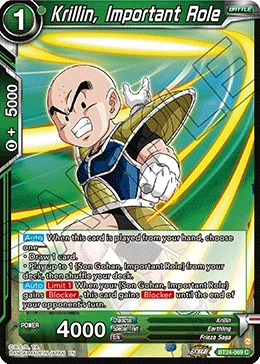 Krillin, Important Role