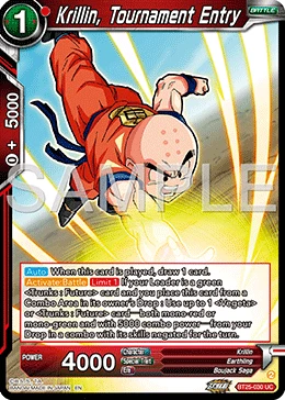 Krillin, Tournament Entry