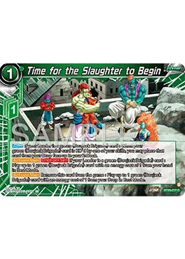 Time for the Slaughter to Begin