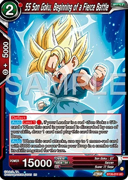 SS Son Goku, Beginning of a Fierce Battle