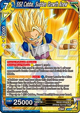 SS2 Cabba, Sudden Growth Anew