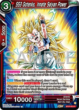 SS3 Gotenks, Innate Saiyan Power