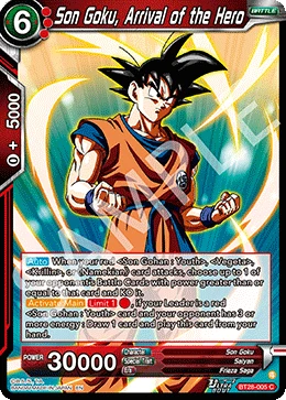 Son Goku, Arrival of the Hero