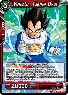 Vegeta, Taking Over