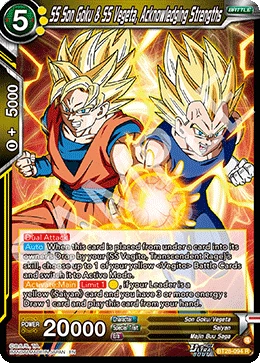 SS Son Goku & SS Vegeta, Acknowledging Strengths