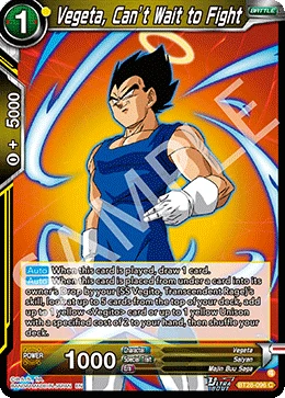 Vegeta, Can’t Wait to Fight