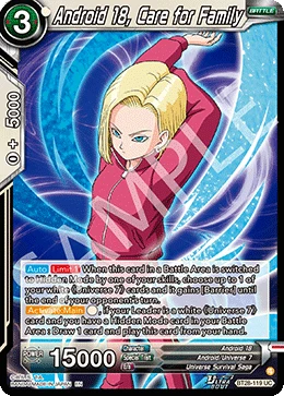 Android 18, Care for Family